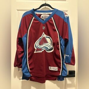 Colorado Avalanche Youth Reebok Hockey Jersey - size Youth L/XL